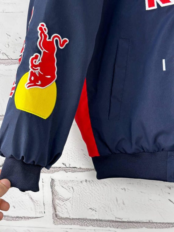 Red Bull INFINITI ジャケット Vintage Red Bull Infinity F-1 Racing Jacket Blue
