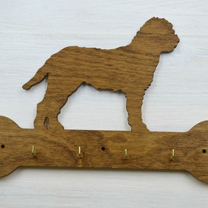 Lagotto Ramagnolo Dog Leash Holder Housewarming Gift Rustic Wall Decor Rustic Home Decor Hostess Gift Wood Decor Wood Signs Pet Lovers