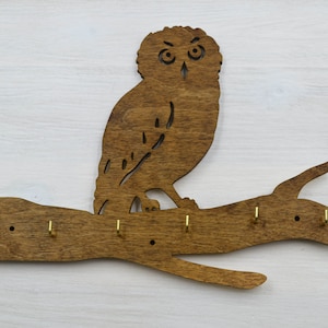 Owl Key Holder For Wall Rustic Home Decor Rustic Wall Decor Wood Decor Housewarming Gift Hostess Gift Wall Hooks Key Rack Farmhouse Decor