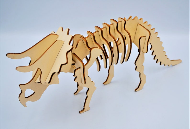 Wooden Jigsaw Puzzle Triceratops Dinosaur Room Decor Eco Friendly Gift For Kids Wooden Toys Wooden Sculpture Kids Room Decor Gift For Son Games Puzzles Puzzles Sirba Communication Com