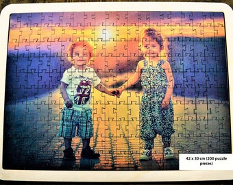 Gepersonaliseerde puzzel, huwelijkscadeau, verjaardagscadeau, huwelijksverjaardag cadeau, aangepaste puzzel, puzzel, foto puzzel, verjaardagscadeau