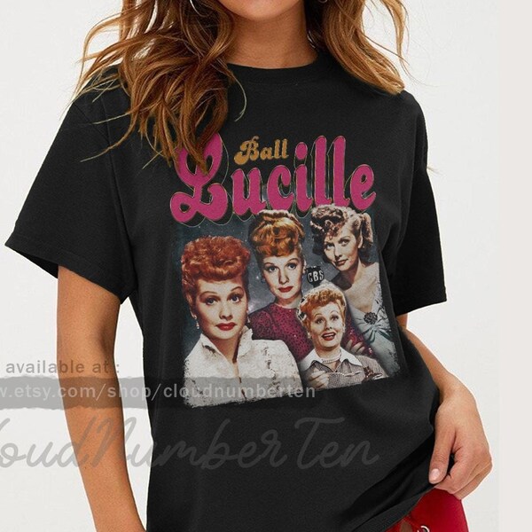 Lucille Ball shirt retro 90s poster tee vintage style t-shirt 230