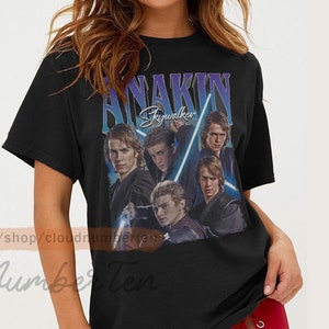 Anakin Skywalker shirt obi-wan retro 90s poster tee vintage style t-shirt 341