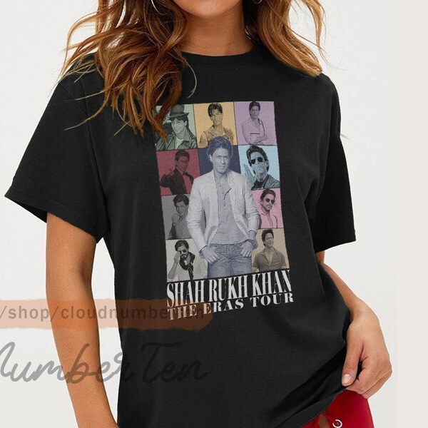 Shah Rukh Khan shirt eras tour poster tee vintage style t-shirt 610