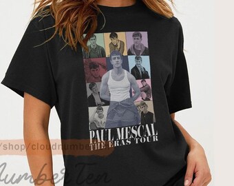 Paul Mescal camisa eras tour cartel camiseta estilo vintage camiseta 611