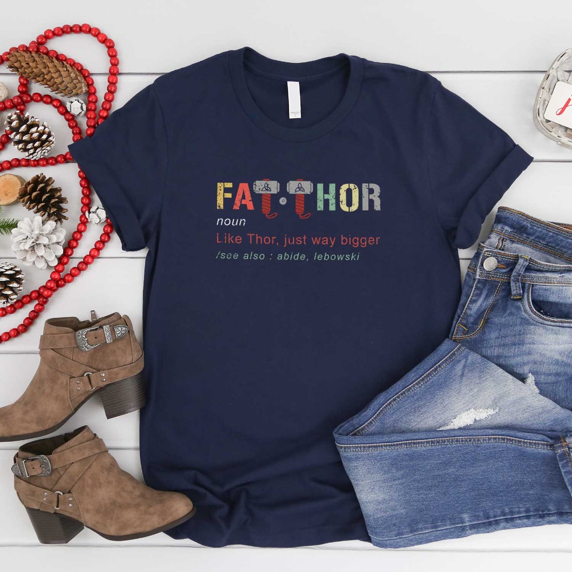 Funny Fat Thor t-shirt the avengers endgame tee just like thor | Etsy