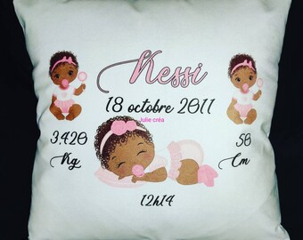 Coussin Naissance Etsy