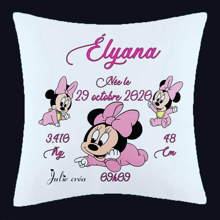 Coussin Naissance Minnie