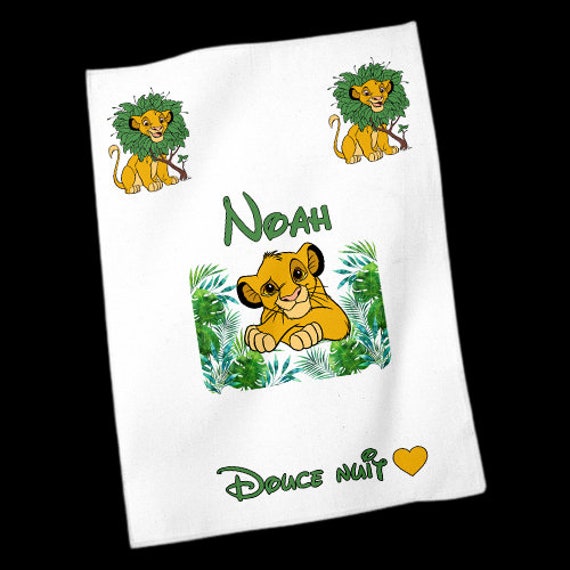 Couverture Bébé Personnalisé Roi Lion