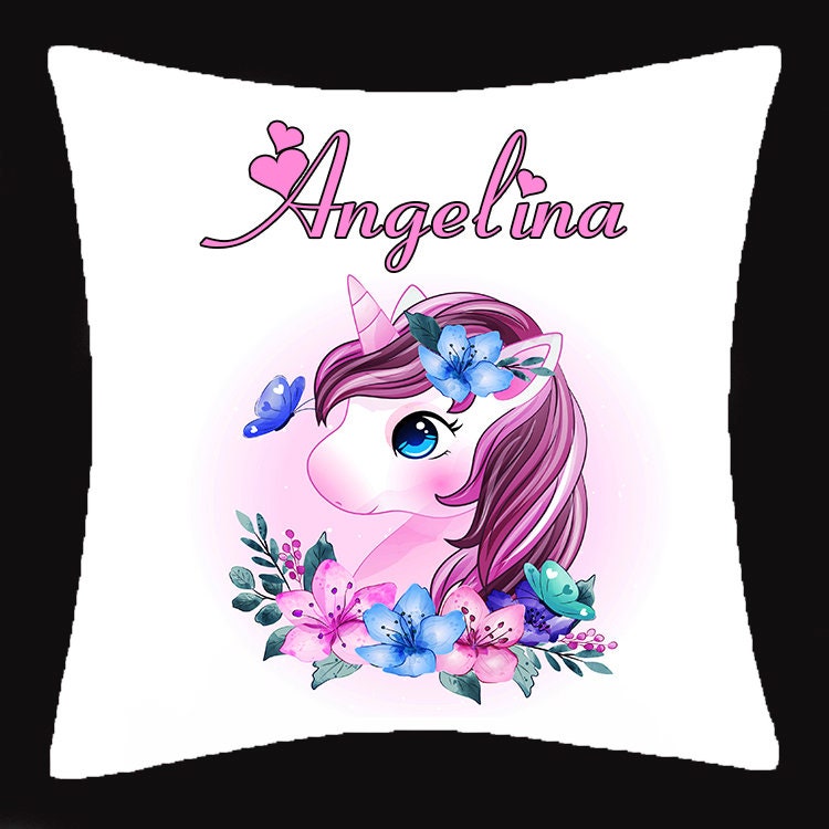 Coussin Personnalisé Licorne