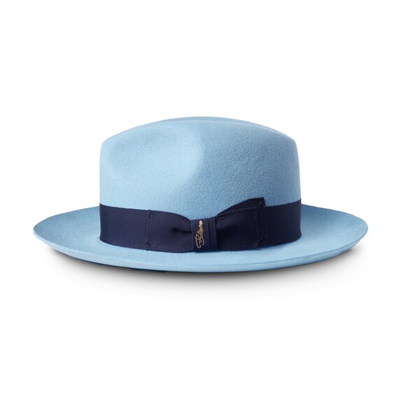 Powder Blue El Capo Wide Brim Center 