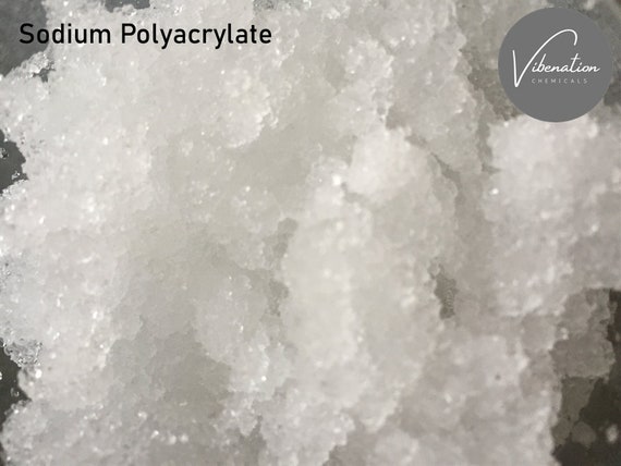 Poliacrilato di sodio Polimero super assorbente Omopolimero Idrogel Polvere  di granita Venditore del Regno Unito Grado di igiene -  Italia