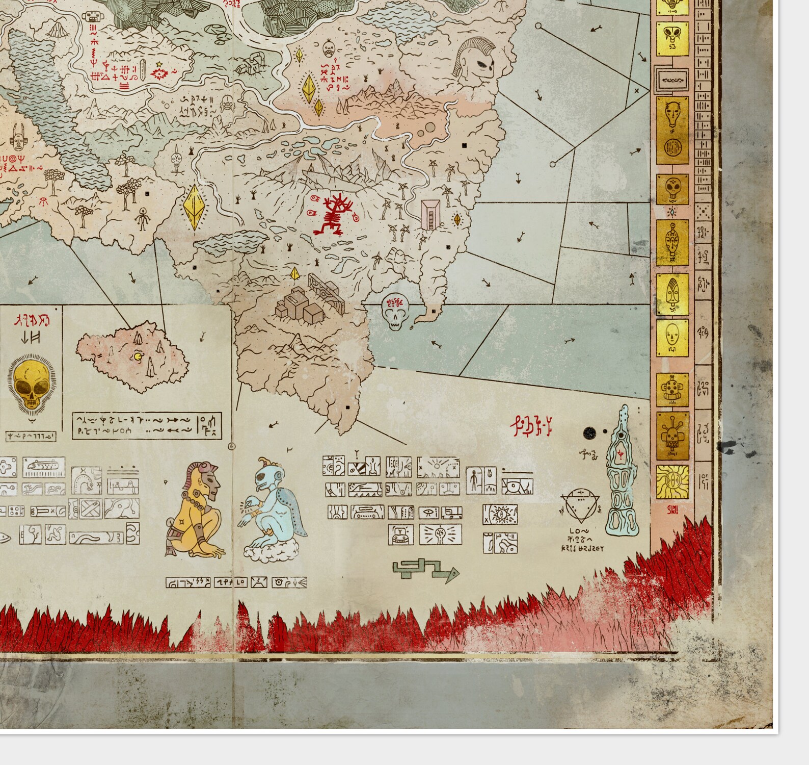 Atlantis Ancient Map, Atlantis the Lost Empire Poster, Ancient World ...