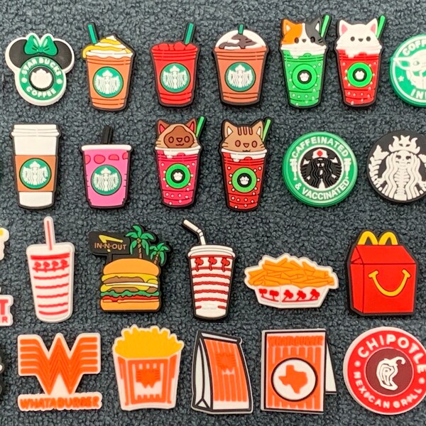 Jibbitz Fast Food Etsy