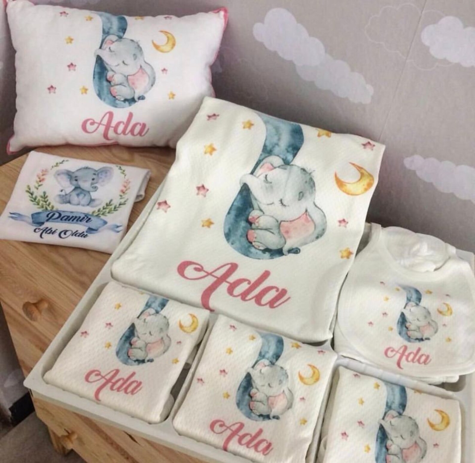 Girl Baby Hospital SetPersonalized New Baby Hospital Set Etsy