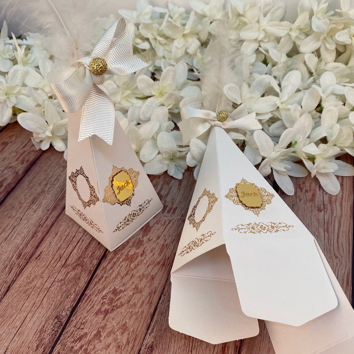 Cone Box Box Cone Cone Shaped Box Personalized Gift Etsy