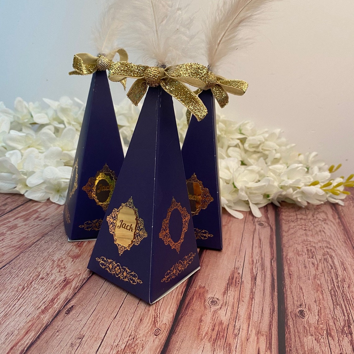 Cone Box Box Cone Cone Shaped Box Personalized Gift Etsy