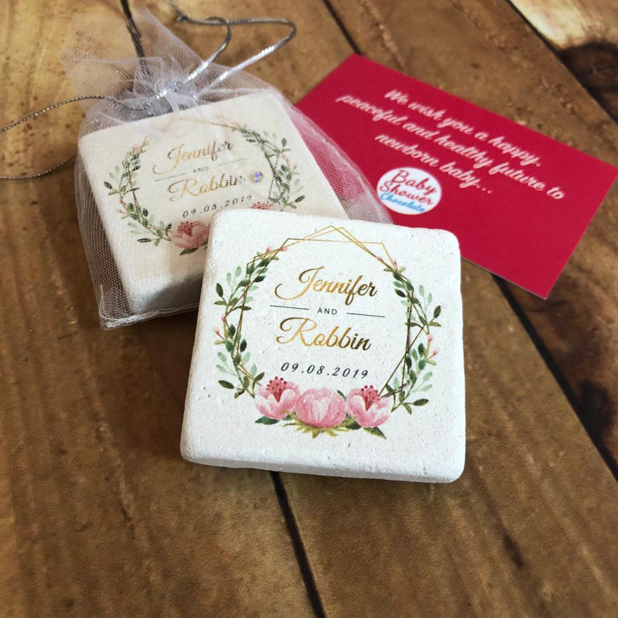 Wedding Wedding Party Favors Fridge Tile Etsy