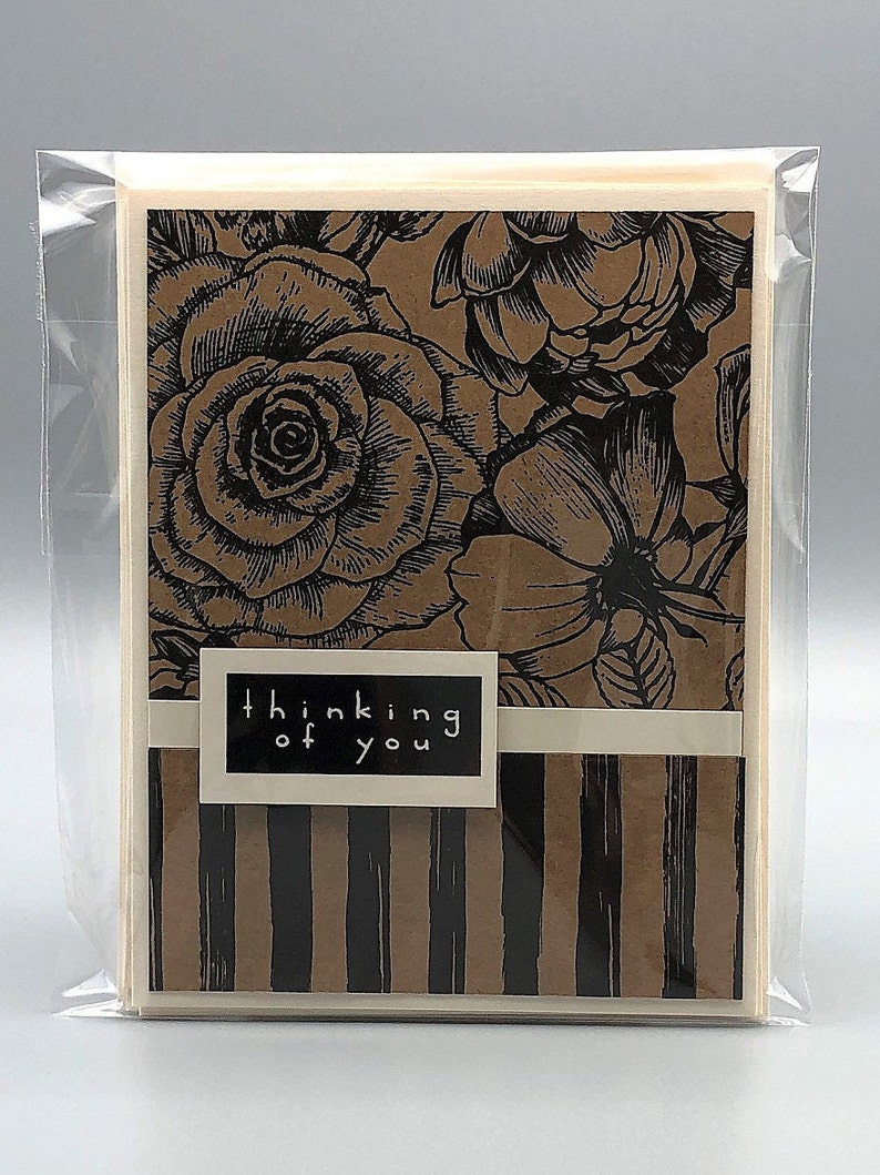 Sympathy Card Set, 3 Blank Sympathy / Thinking of You Cards - Etsy