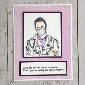 Thank You Card for Doctor / Medical Professional / Healthcare Heroes, Doctor Appreciation Card
