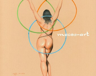Female Nude Art from Original Draw "Mecos.Art" | NO.265