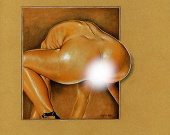 Vrouwelijk naakt ART Print van de originele &quot;Mecos.Art&quot; | NR.235