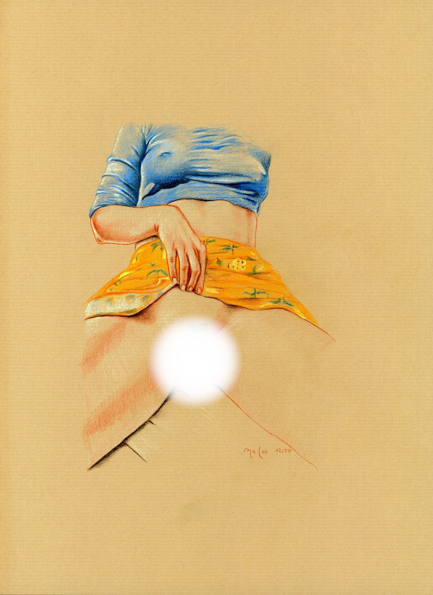 Female Nude Art from Original Draw "Mecos.Art" | NO.236