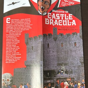 Castle Dracula Brochure & Photographs: Wildwood NJ Dark Ride Bild 2
