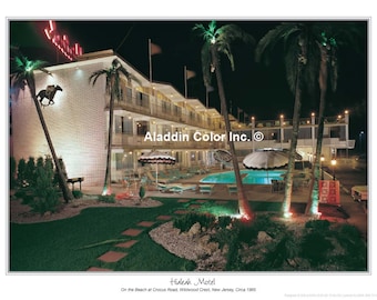 Hialeah Motel Art Print: Wildwood NJ, Mid-Century Modern Decor