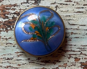 Antique Glass Button