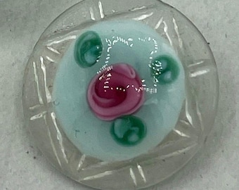 Antique Glass Button