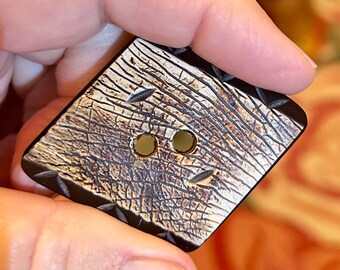 Vintage Horn Button, Coat Button, Sweater Button