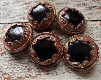 Black Coat Buttons