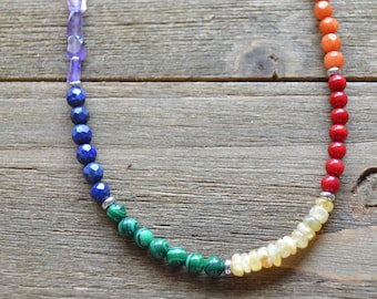 Rainbow necklace