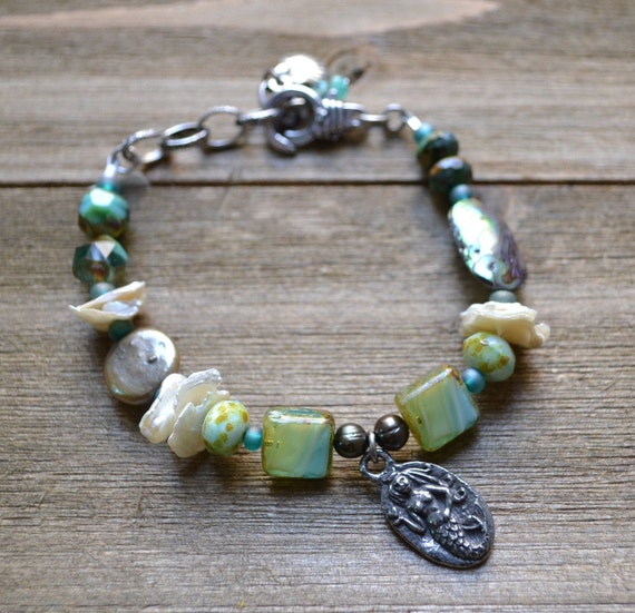 etsy mermaid bracelet