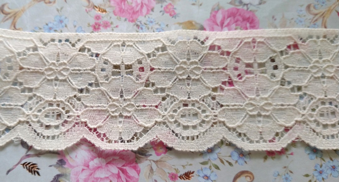 Rascal Lace Vintage Beige Raschel Lace - Etsy