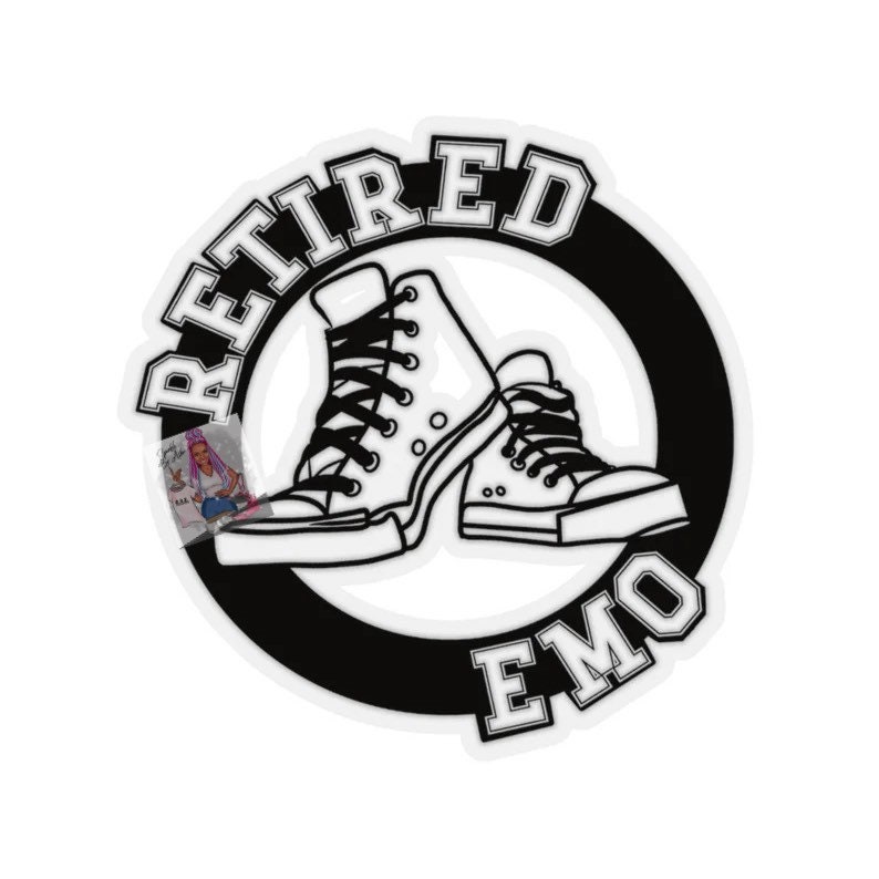 Retired Emo Funny Stickers Etsy