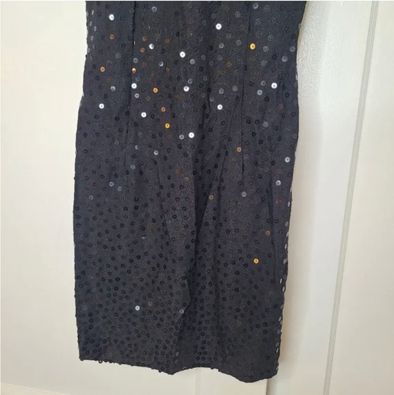 Vintage Jessica McClintock Gunne Sax 90s Sequin S… - image 4