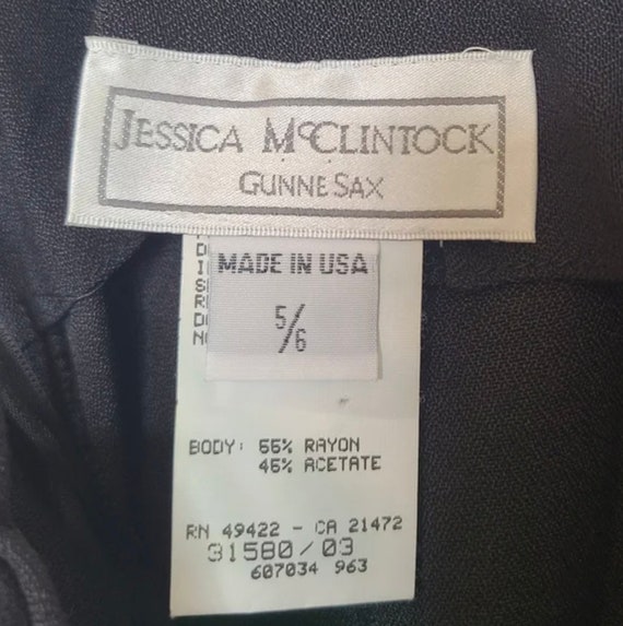 Vintage Jessica McClintock Gunne Sax 90s Sequin S… - image 7