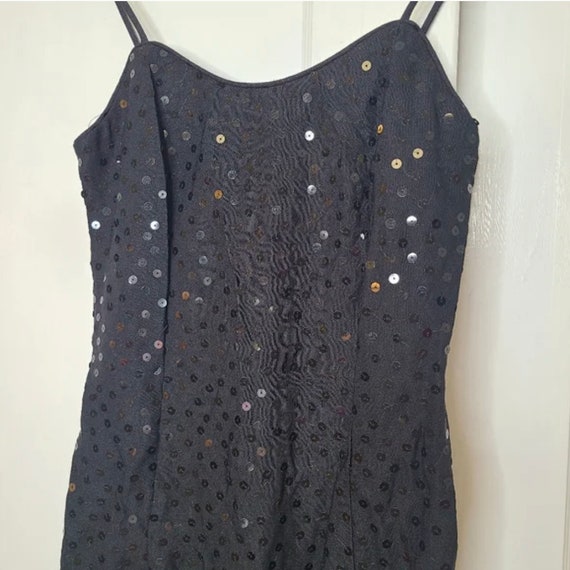 Vintage Jessica McClintock Gunne Sax 90s Sequin S… - image 3