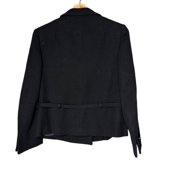 Vintage Lilli Ann 1960s Black Wool Blend Belted J… - image 8