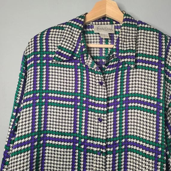 Vintage DVF Diane Von Furstenberg 100% Silk Overs… - image 3