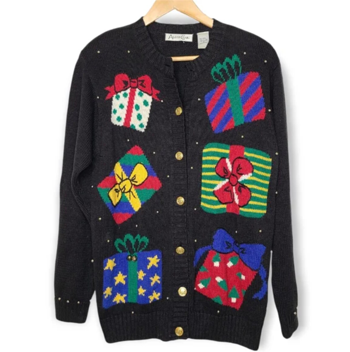 Vintage Christmas Cardigan Novelty 