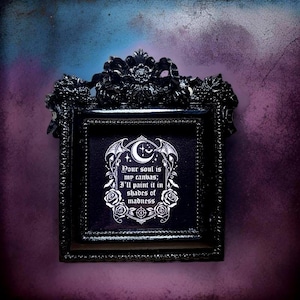 Layers of Madness Gothic Ornated Mini Frame