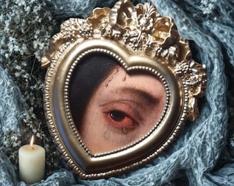 Sorrow Gothic Ornate Gold Mini Frame(Duties Paid)