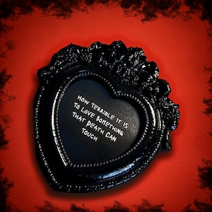 Terrible Things Black Gothic Ornated Mini Frame