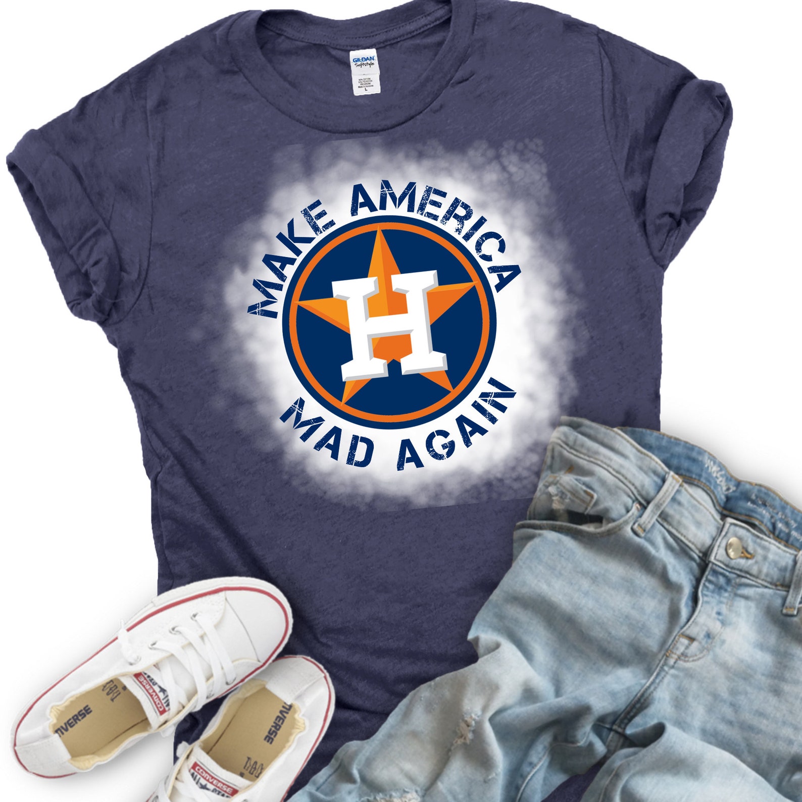 astros bleached shirt