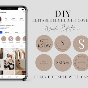 DIY Editable Instagram Higlight Covers for Business Owners, Bloggers ...