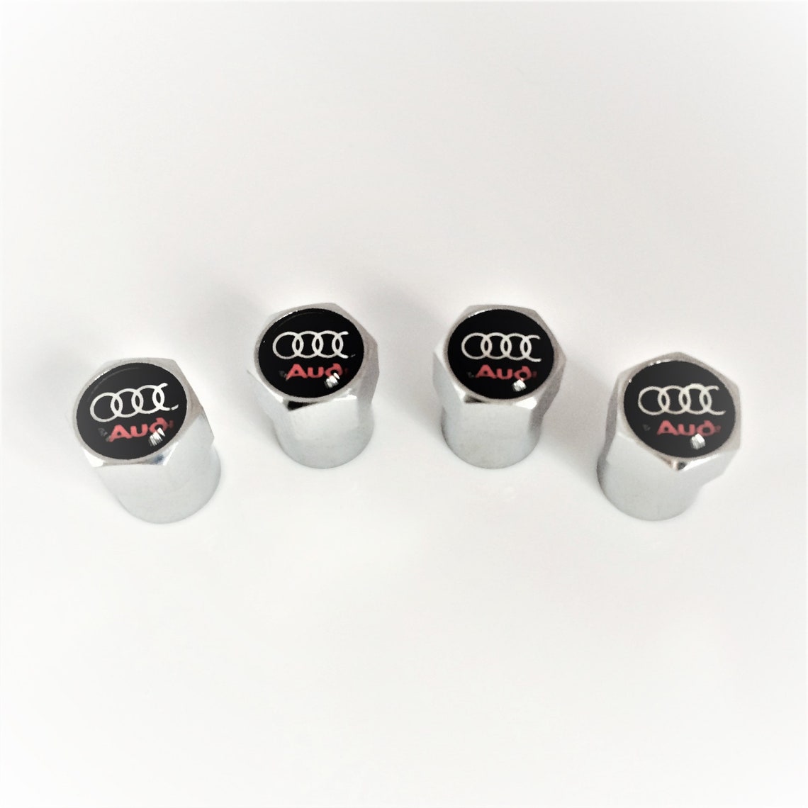 Audi Universal Dust Valve Caps Set of 4 with Inner Rubber Etsy