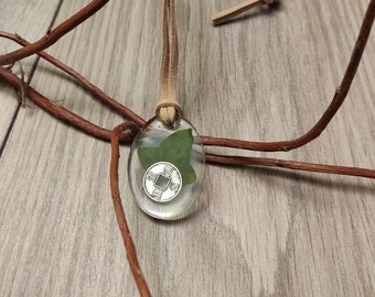 Halskette aus Harz; Wies'n Schmuck; Trachtenschmuck